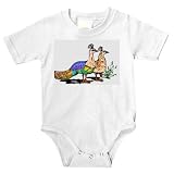 Onesie with plant, bird, animal