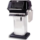 Mhp Gas Grills Jnr4dd Propane Gas Grill W/ Searmagic Grids On Stainless Patio Base