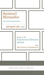 Samuel Menashe: New and Selected Poems (American Poets Project)