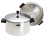 Farberware Classic Stainless Stock Pot with Lid & Steamer Insert 6 Qt.