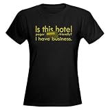 Pager Friendly? Baby Women's Dark T-Shirt by CafePress