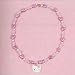 Hello Kitty Little Girls Flower Charm Necklace