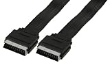 HQ - HQB-022-2.5 - Basic Flat Scart Cable - 2.5 M