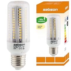 E27 108 SMD LED (Warm-Wei� - 108 x 3528 SMD LED - 360� Abstrahlwinkel - E27 Sockel - 230V AC - 4W - �40�120mm)