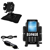 Sony Ericsson k550c Auto Bean Bag Dash Holder with Car Charger - Uses Gomadic TipExchange