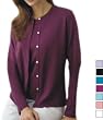 Devon & Jones Pink - Pima Button Front Cardigan (DP135W)
