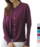 Devon & Jones Pink - Pima Button Front Cardigan (DP135W)
