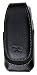 Black Medium  Bella Pouch - with Magnetic Strap Closure and Swivel Belt Clip