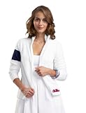 NCAA University of Mississippi Kashwere U 2-Tone Motorcycle Jacket White with Navy Medium 4-6