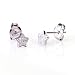 14KWG Diamond Star Earrings