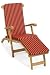 Steamer Cushion 2"hx19"wx74"d Harwood Crimson