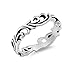 Eternal Flame Filigree Ring Sterling Silver 925