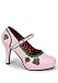 4 Inch Heel Strawberry Mary Jane Pump Women'S Size Shoe