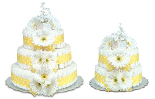 Bloomers Diaper Cake-Gerbera Daisies Large