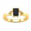 14K Yellow Gold Onyx Ring