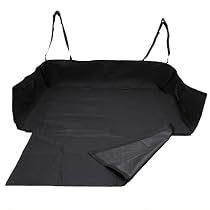 OxGord Pet Seat Cover for Cars with Thick HD Fabric Waterproof and Washable Trunk Cargo Liner Bed Floor Mat, 64