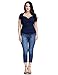 LookbookStore Women Plus Size Sexy Sweetheart Faux Wrap Ruched Top Shirt