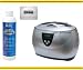 Sonic Wave Stainless Steel Professional Ultrasonic Cleaner - Cleans Jewelry Watches Optics Eyeglass CD's DVD's and Other Delicate Items + Blitz Jewelry & Gem Cleaner (Concentrate 8oz.) + DB Roth 100% Cotton Flannel All-in-one Jewelry Cloth
