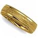 14K Yellow Gold Meadow Men's Wedding Band