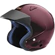 Arai Bloodstone Classic/c Cruiser Motorcycle Helmet w/ Free B&F Heart Sticker Bundle - Red