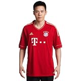 (アディダス)adidas バイエルンミュンヘン ホｰムレプリカジャｰジｰ 半袖 RC464 V13554 ユニバｰシティレッド/ライトフットボｰルゴｰルド O