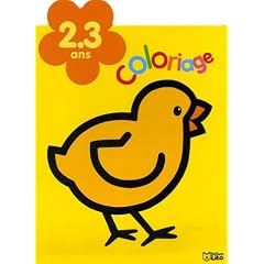 Coloriage poussin : 2-3 ans