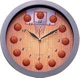 Basketball Sports Game Room Wall Clock
