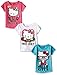 Hello Kitty Little Girls' Toddler Value Pack T-Shirts, Pink/White/Teal, 4T