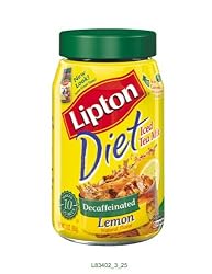 Lipton Lipton Diet Iced Tea Mix, Decaffeinated Lemon, 3-Ounce (Pack of 4)