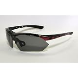 エレッセ [ellesse] スポーツサングラス ES-S101 COL.3 ブラックXレッド
