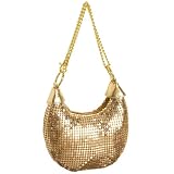 Prezzo Metal Mesh Chain Shoulder Bag