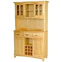 Buffet with 2-Door Hutch - Natural