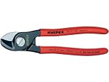 Eigenschaften Knipex 810905 / KNIPEX-WERK C. GUSTAV PUTSCH 9511165 Kabelschere L.165mm max.28mm2 pol. m.Ku.Überzug KNIPEX m.Klemmschutz
