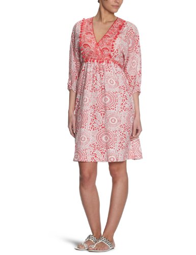 Antik Batik Damen Kleid/ Mini , All over Druck HELIOS1DRE, Gr. 36, Rot (red) Preisvergleich