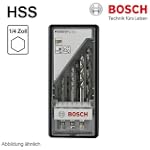 Bosch HSS-Holzbohrersatz 7-tlg. Sechs...