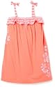 ROXY Girls 2-6x Teenie Wahine - Round And Round Printed Cotton Jersey Dress With Ruffle