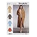 Simply Creative Group Simplicity 8797 Misses Loose Fitting Lined Coat A (Sizes XS-S-M-L-XL)