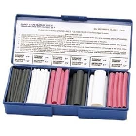 FTZ Ind Heat Shrink Tubing 86 Pc Thin Wall 4" OAL