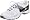 White/Black Metallic Silver