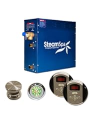 Steam Spa RY900BNC Royal Complete Package with 9kW Steam Generator, Brushed Nickel