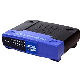 Linksys EtherFast 10/100 5-Port Desktop Hub EFAH05W