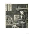 Michael Faraday, English Scientist Establishing the Fundamental Law of Electrolysis Subject Giclee Poster Print, 18x24