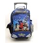 Power Ranger Jungle Fury Large Rolling Backpack with Bonus Water Bottle - Size Approximately 16" H X 14" W