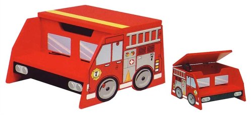 Toys: Firetruck Step Stool