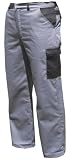 Berufshose Arbeitshose Bundhose Blaumann Tischlerhose grau schwarz