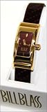 BILL BLASS WOMEN'S MAROON LEATHER MAROON DIAL WATCH