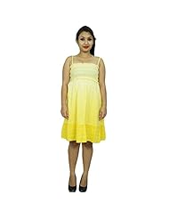 Cotton Spaghetti Strap Knee Length Tunic 