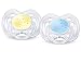 Baby : Philips Avent SCF180/23 - Freeflow Trend Beruhigungssauger 0-6 Monate (2 Stück, Farbe nicht frei wählbar)