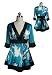 Blue Kimono Japan Baby Doll Boho Top