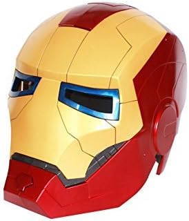 1:1 Iron Man Helmet Tony Stark Mark 7 Cosplay 1/1 helmet with LED Light Collection Model For Adult and Teen